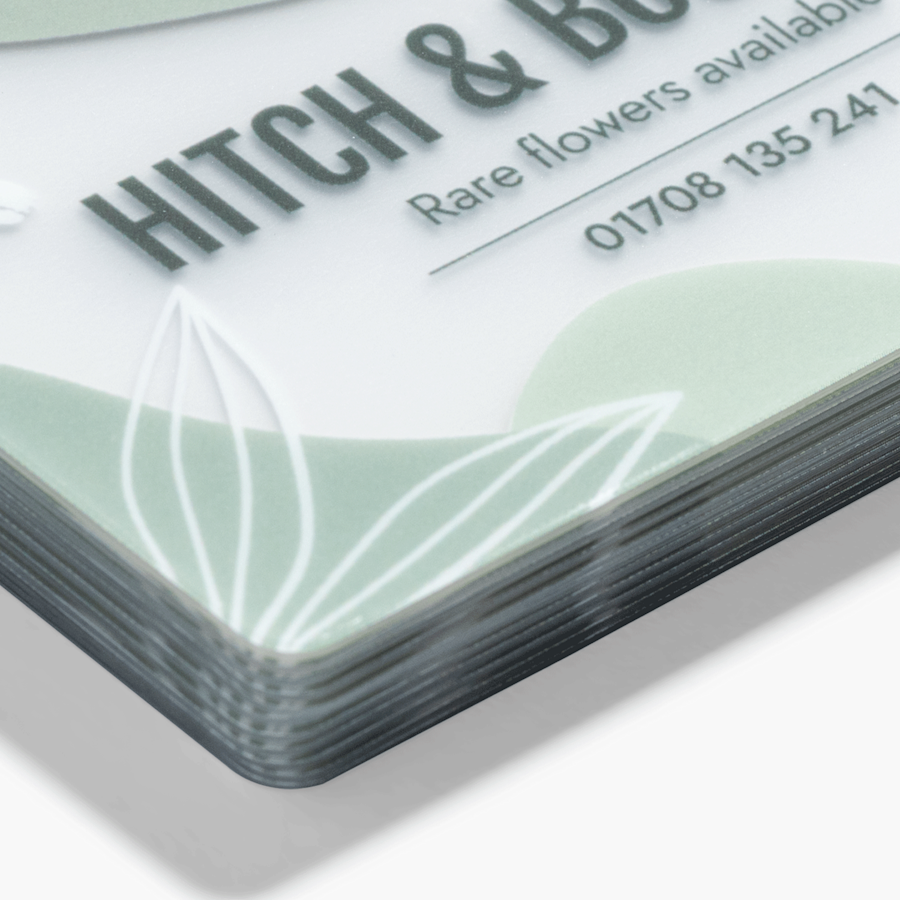 Frosted Plastic Business Cards