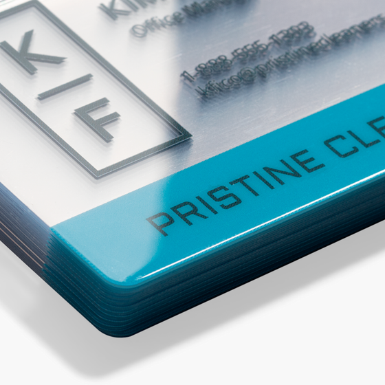 Clear Plastic Business Cards